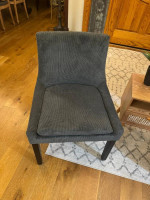 Mid Century Modern Style Accent Chairs with Matching End Table (NEW)