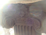 Granite Table with Stand Indoor/Outdoor