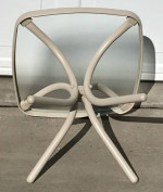 NEW! Glass Top Outdoor Side Table