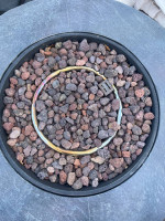 Outdoor Propane Fire Pit Table Stone 24" H x 32" W