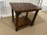 Wooden coffee table and side/end tables