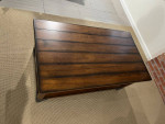 Wooden coffee table and side/end tables
