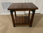 Wooden coffee table and side/end tables