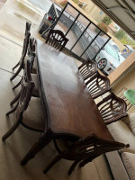 Dining table and chairs