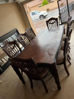 Dining table and chairs