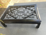 Gorgeous Distressed Ebony Coffee Table