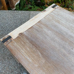 Solid wood rustic coffee table