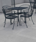 Wrought iron table and chairs