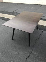 West Elm Mid Century Expandable Dining Table 60-80" Dark Mineral