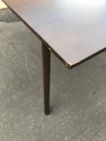 West Elm Mid Century Expandable Dining Table 60-80" Dark Mineral