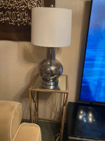 Table and lamp