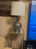 Table and lamp