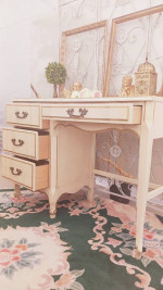 French shabby chic French makeup table
