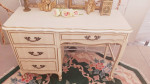French shabby chic French makeup table