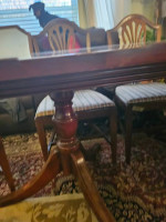 1940s Mahogany Table 6 chairs