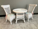 Child’s wicker table chair set