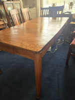 Large oak dinning table