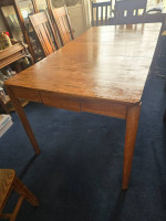 Large oak dinning table