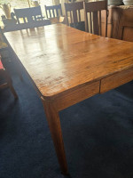 Large oak dinning table