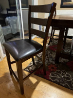 Kona Counter Height Table, Self Storing Leaf, 8 chairs