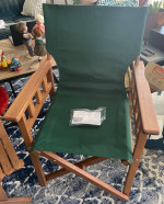Brand New! 2 - Solid Eucalyptus Folding Chairs + Folding Table