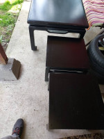 Coffee table and 2 end tables