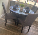 Round Dining room table