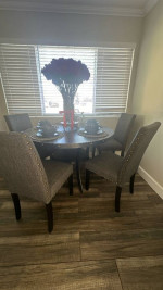 Round Dining room table
