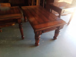 Coffee table and 2 side tables