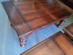 Coffee table and 2 side tables