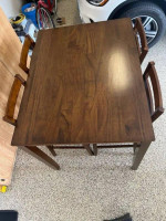 Table and chairs