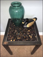 Steel Table or Nightstand