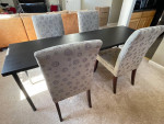 Long Table and 4 Dining Chairs (OBO)