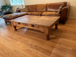 Rustic Hand Crafted Coffee Table with Drawers