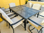 Patio set table 6chairs … hampton bay