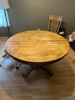 48 inch oak table