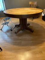 48 inch oak table