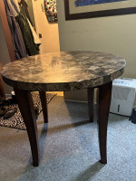 Counter height table and chairs