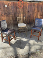 Counter height table and chairs