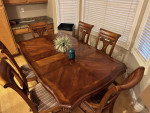 Dining Table and 6 Chairs high quality real wood