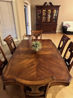 Dining Table and 6 Chairs high quality real wood