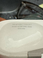 APPLE AIRPOD PROS FIRST GENERATION, MISSING LEFT AIRPOD, COMES WITH BOX + WIRELE