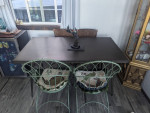 Steel Rectangle Dining Table