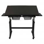 Alvin Craftmaster X CMX-BK Craft Table & Stool, new, 24"X40" Top