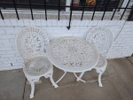 Outdoor table and chair