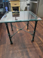 Glass Metal Table