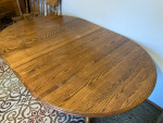 Large dining table and 6 chairs