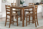 5 PCS Lucia II Collection Counter Height Dining table set-now on sale