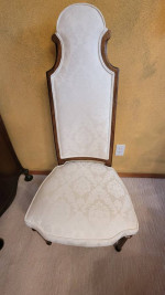 ===))ANTIQUE  SQUARE OAK DINING TABLE & 6 LUXURY DREXEL  CHAIRS ((==