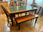 FARM STYLE COUNTRY DINING TABLE!!
